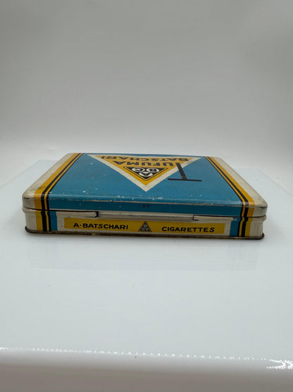 Vintage Blechdose Tufuma von Batschari, Art Deco