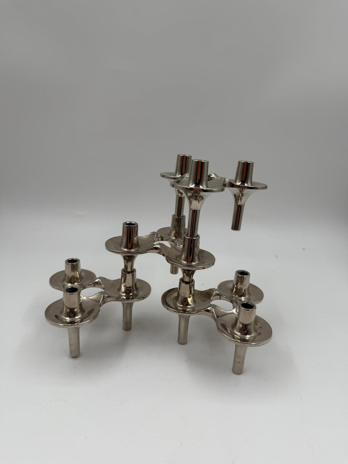 Set von 4 Vintage Kerzenhalter von Ceasar Stoffi für BMF