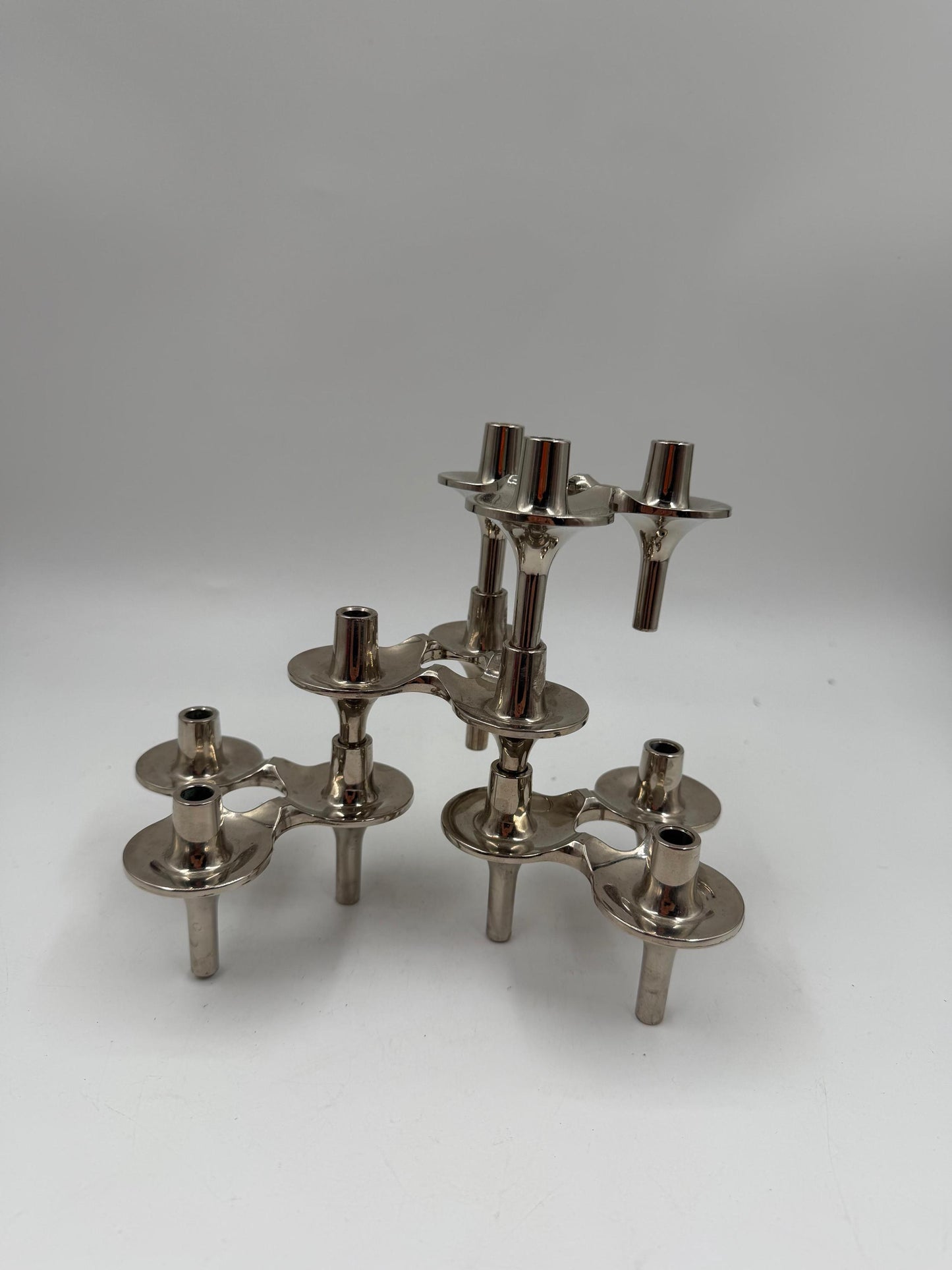 Set von 4 Vintage Kerzenhalter von Ceasar Stoffi für BMF