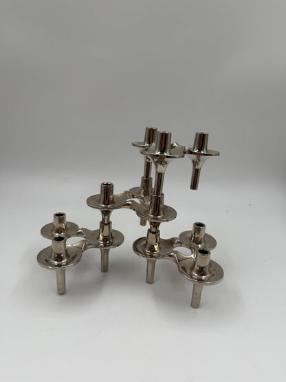 Set von 4 Vintage Kerzenhalter von Ceasar Stoffi für BMF