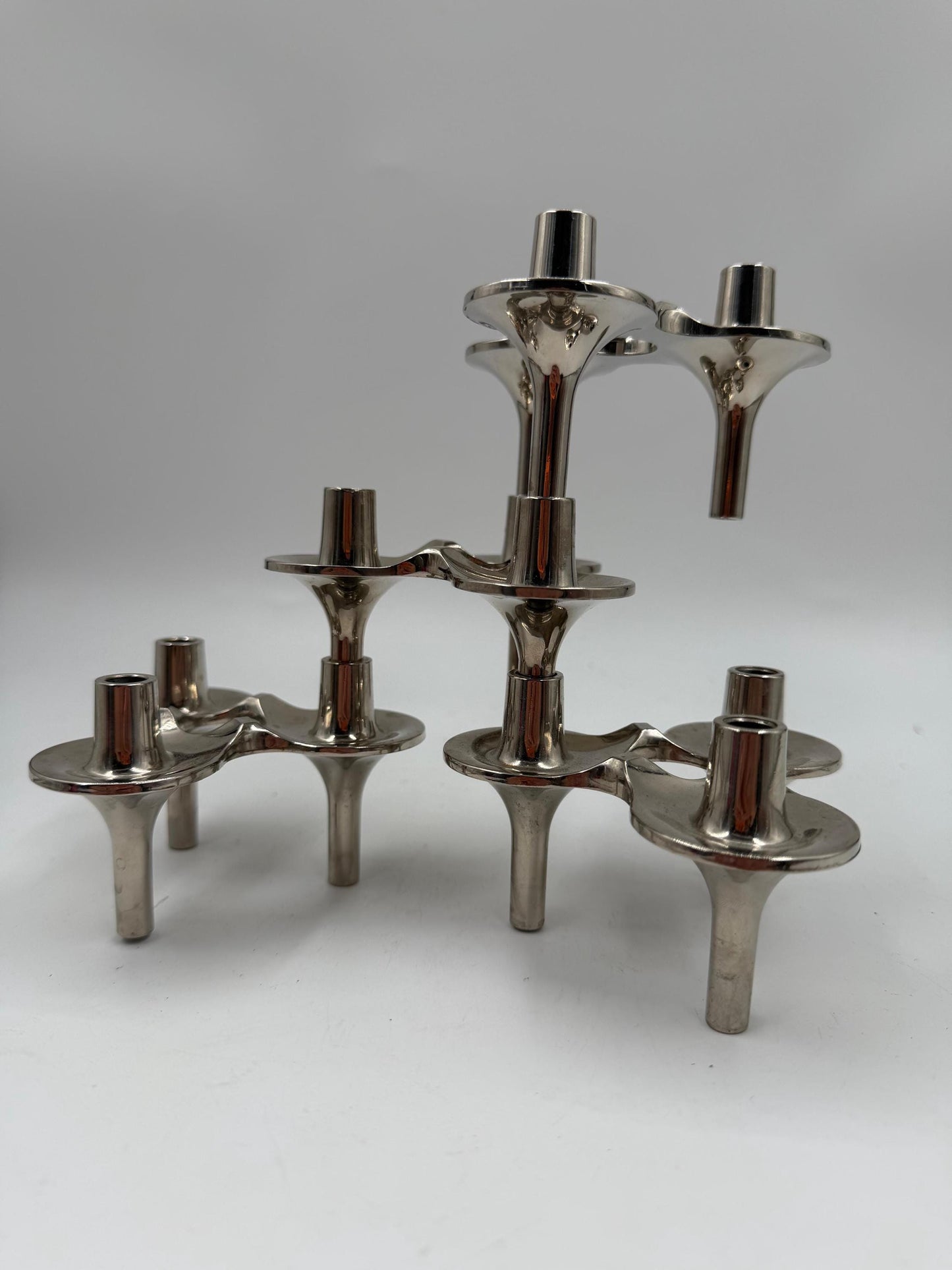 Set von 4 Vintage Kerzenhalter von Ceasar Stoffi für BMF
