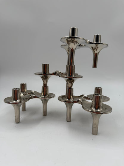 Set von 4 Vintage Kerzenhalter von Ceasar Stoffi für BMF