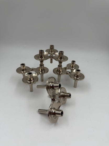 Set von 4 Vintage Kerzenhalter von Ceasar Stoffi für BMF