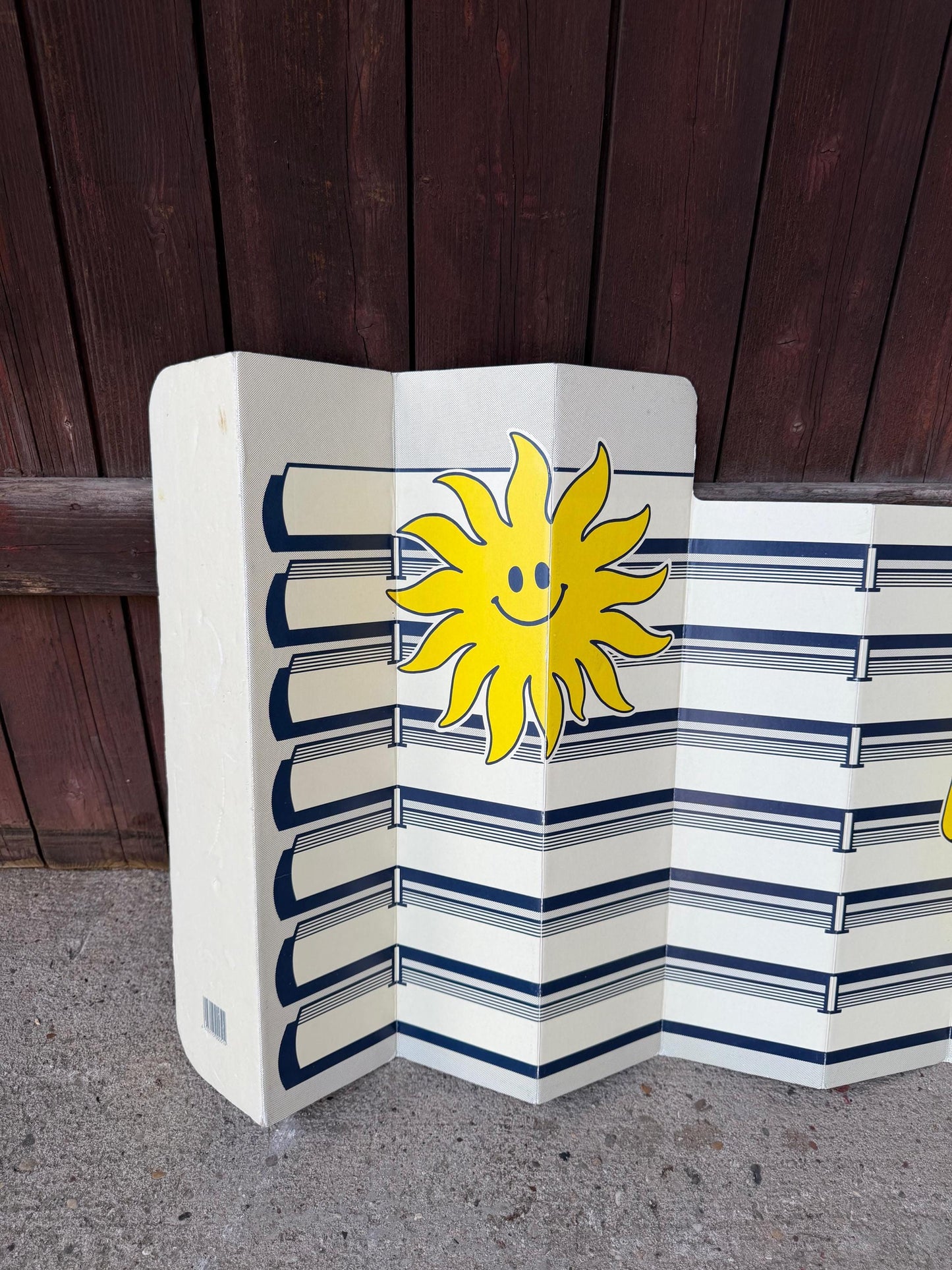 Vintage Auto-Sonnenblende "Keep Cool!", 1980er Jahre