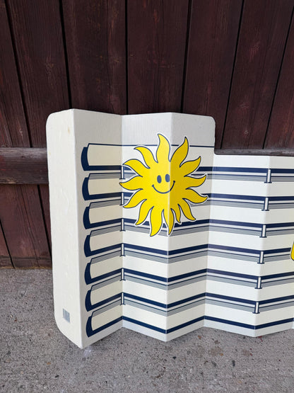 Vintage Auto-Sonnenblende "Keep Cool!", 1980er Jahre