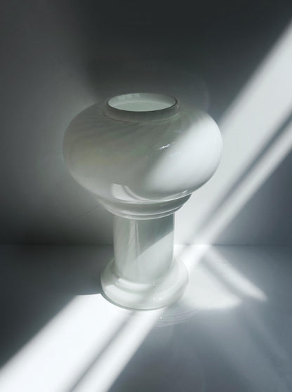 Vintage Pilzlampe aus Murano-Glas mit Swirl, Italien 1960er Jahre