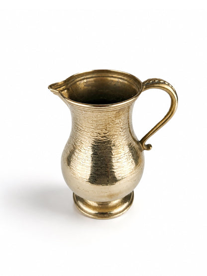 Vintage Messingvase Mid-Century, 19 cm, 1950er Jahre