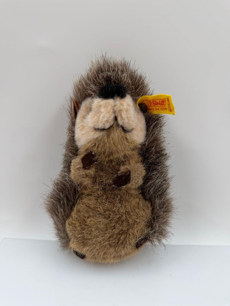 Vintage Steiff Igel Plüschtier "Button in Ear" Sammlerfigur