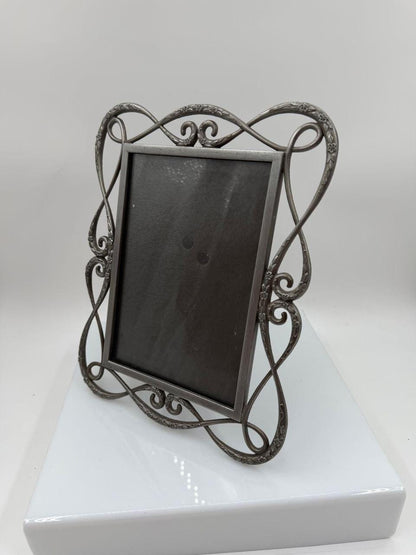 Vintage Bilderrahmen Filigran Metall Art Nouveau