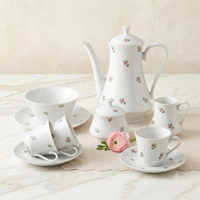 Vintage Porcelain Dinnerware Set for 4 Persons by Königlich Tettau
