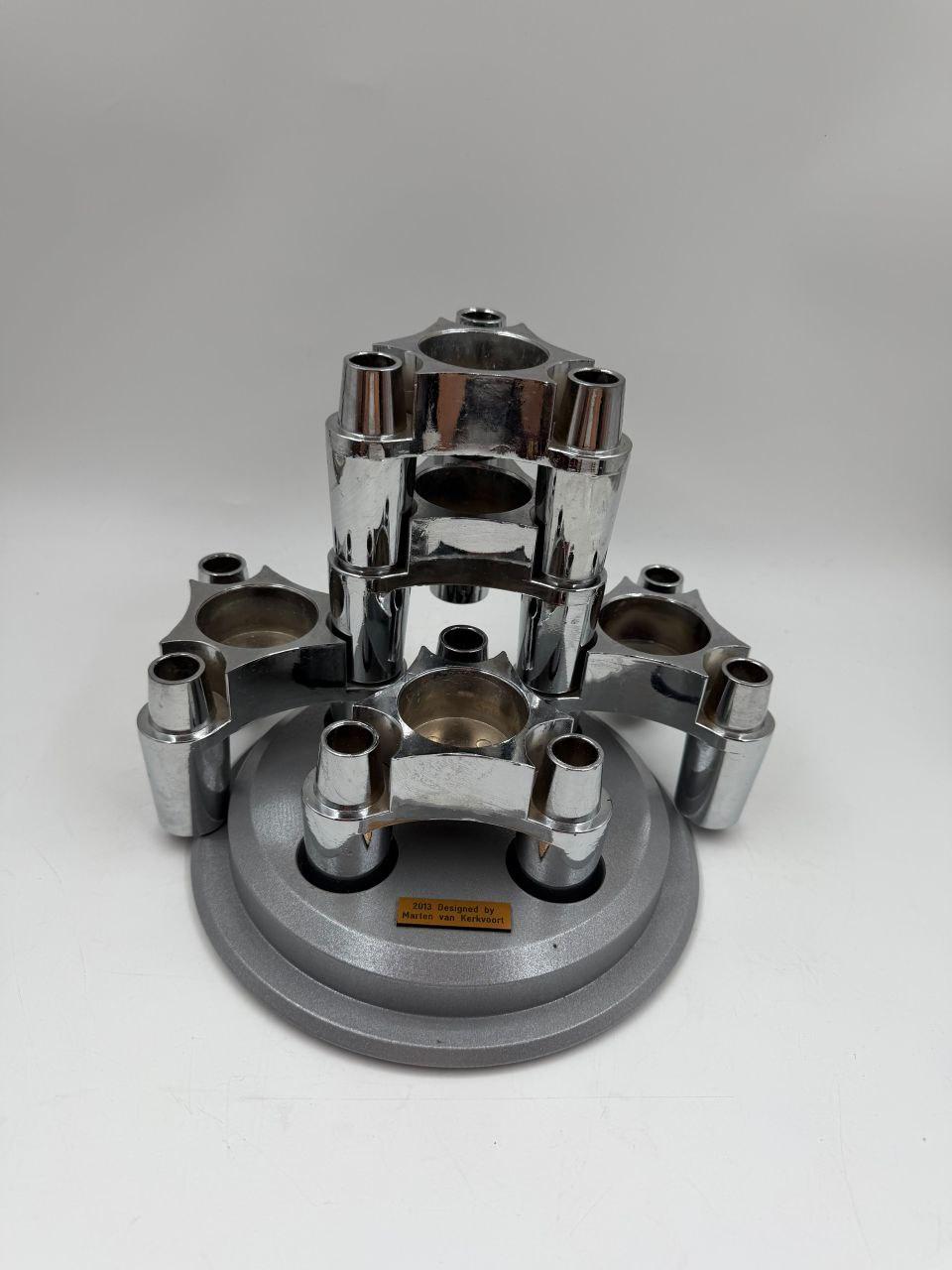 Vintage Kerzenhalter Modular von Marten van Kerkvoort, Aluminium Silber