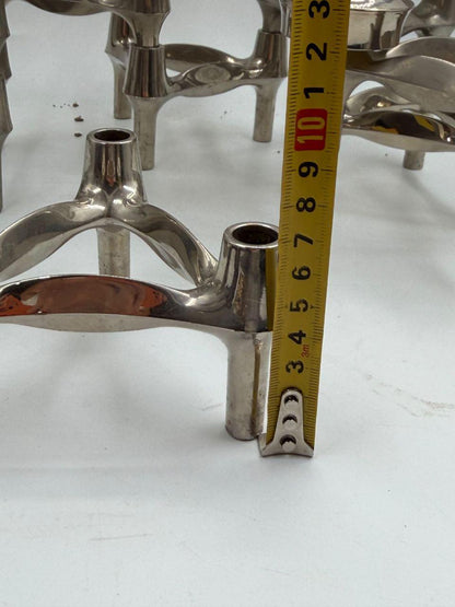 Vintage Kerzenhalter-Set "Stoff und Nagel" für BMF, 16-teilig