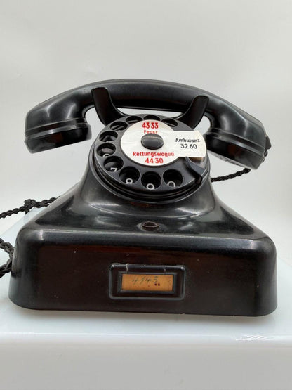 Vintage Bakelit Wählscheibentelefon, Deutschland, 1960er Jahre