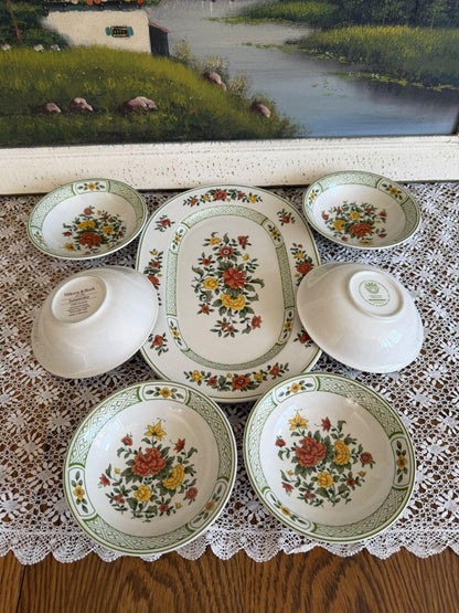 Vintage Geschirrset Villeroy und Boch Summerday für 6 Personen