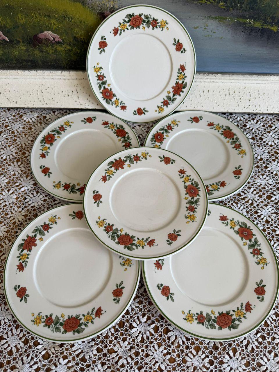 Vintage Geschirrset Villeroy und Boch Summerday für 6 Personen