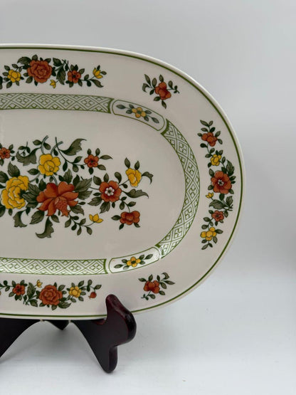 Vintage Servierplatte "Summer Day" von Villeroy und Boch, oval
