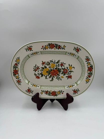 Vintage Servierplatte "Summer Day" von Villeroy und Boch, oval