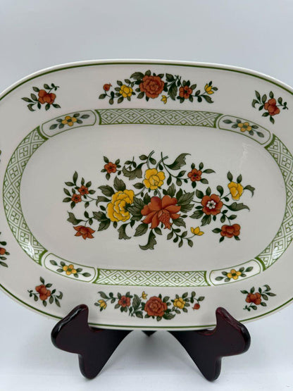 Vintage Servierplatte "Summer Day" von Villeroy und Boch, oval