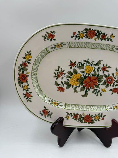 Vintage Servierplatte "Summer Day" von Villeroy und Boch, oval