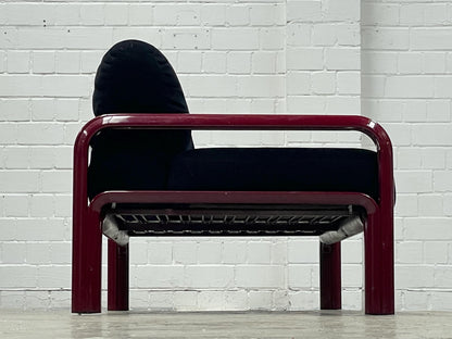 Vintage Sofa "Orsay" von Gae Aulenti für Knoll International mit Couchtisch