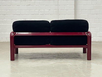 Vintage Sofa "Orsay" von Gae Aulenti für Knoll International mit Couchtisch