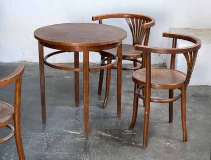 Vintage Bugholz Kaffeetisch von L. A. Bernkop