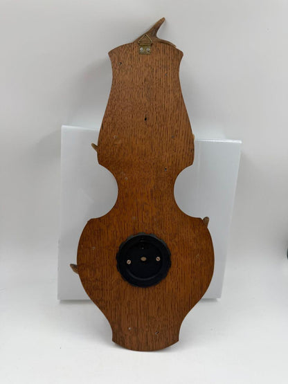Vintage Barometer mit Geweih, Schwarzwälder Jagdstil