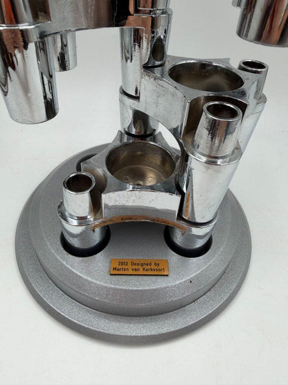 Vintage Kerzenhalter Modular von Marten van Kerkvoort, Aluminium Silber