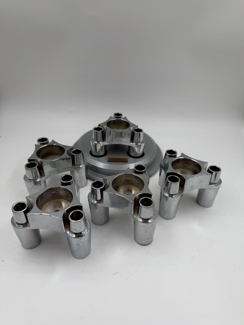 Vintage Kerzenhalter Modular von Marten van Kerkvoort, Aluminium Silber