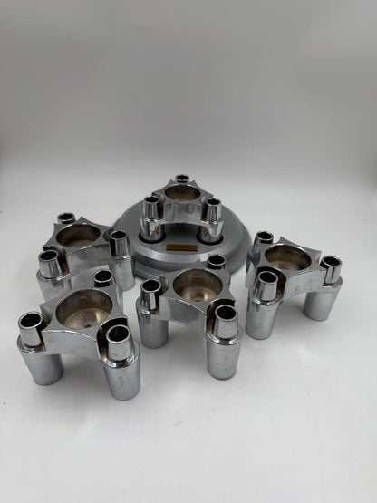 Vintage Kerzenhalter Modular von Marten van Kerkvoort, Aluminium Silber