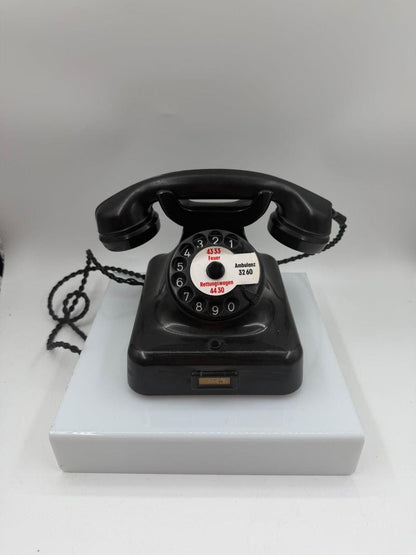 Vintage Bakelit Wählscheibentelefon, Deutschland, 1960er Jahre
