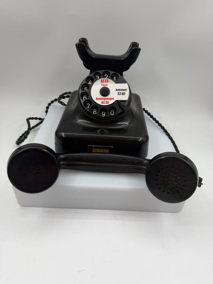 Vintage Bakelit Wählscheibentelefon, Deutschland, 1960er Jahre