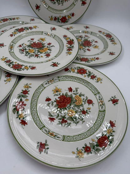 Set von 6 Vintage Kuchenteller "Summer Day" von Villeroy und Boch