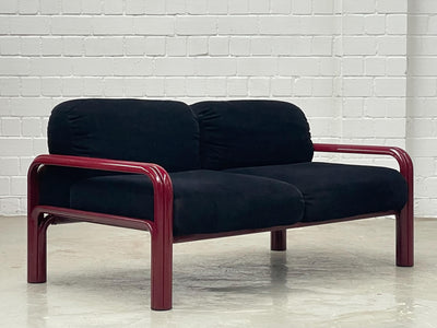 Canapé vintage "Orsay" de Gae Aulenti pour Knoll International avec table basse