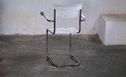Vintage Freischwinger Armlehnstuhl von Ladislav Žák, Bauhaus