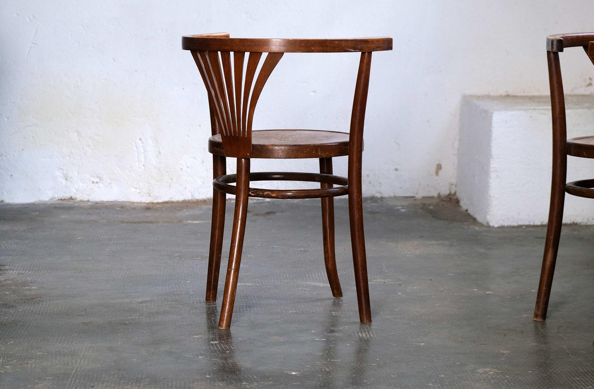 Vintage Bugholz Stuhl ähnlich Thonet B28 von L. A. Bernkop