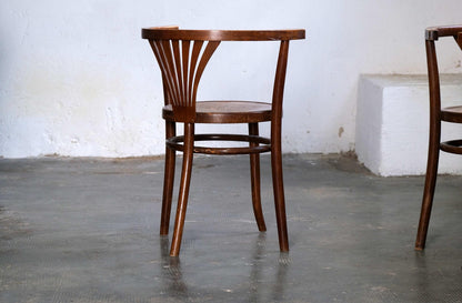 Vintage Bugholz Stuhl ähnlich Thonet B28 von L. A. Bernkop