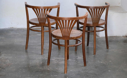 Vintage Bugholz Stuhl ähnlich Thonet B28 von L. A. Bernkop