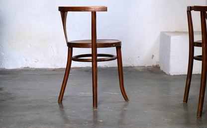 Vintage Bugholz Stuhl ähnlich Thonet B28 von L. A. Bernkop