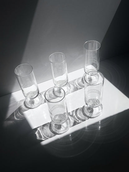 Set von 5 Vintage Gläser "Greca" von Matteo Thun für Alessi
