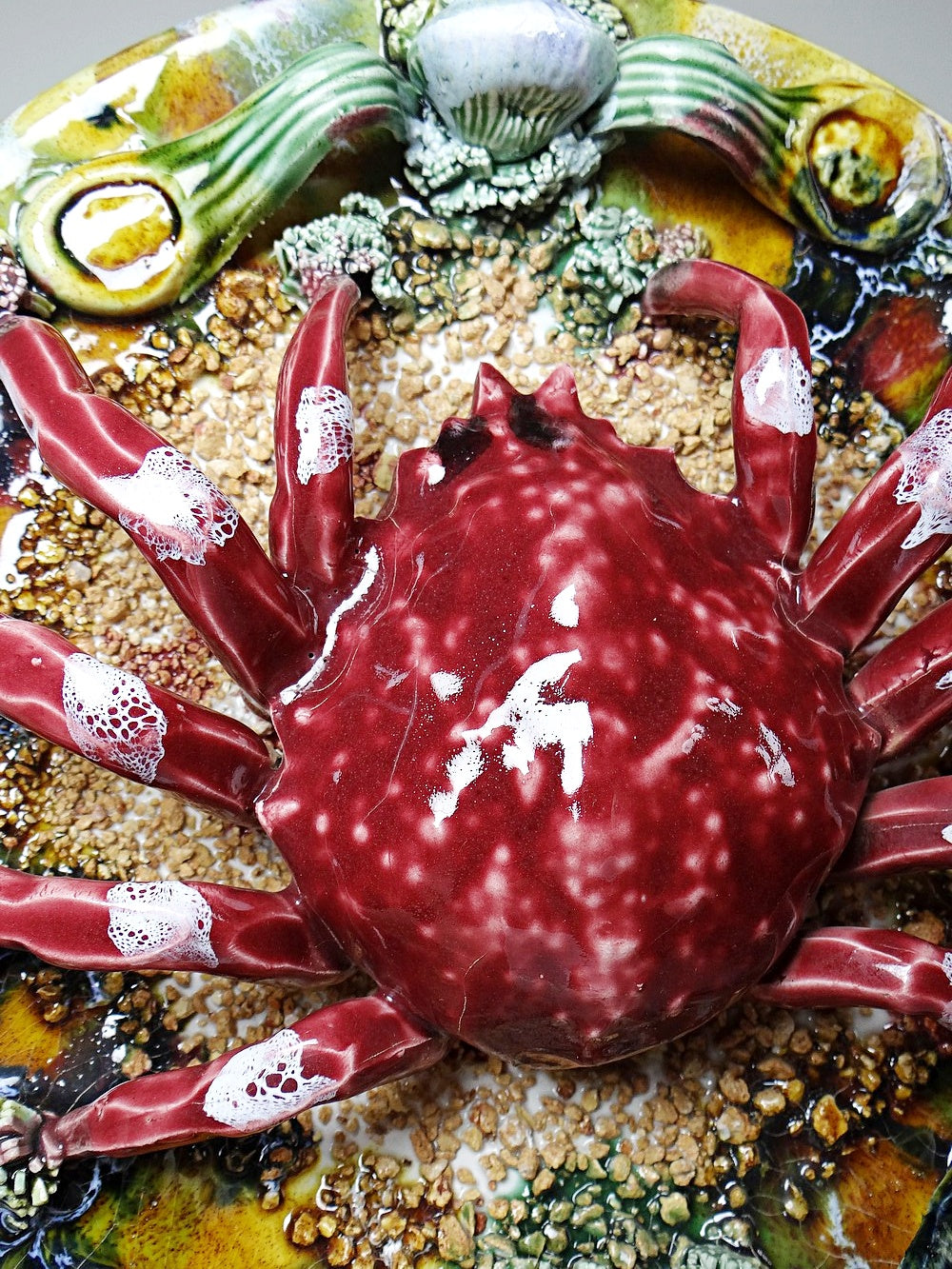 Vintage Plate Crab Caldas da Rainha Portugal