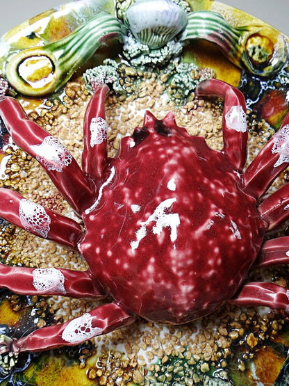 Vintage Plate Crab Caldas da Rainha Portugal