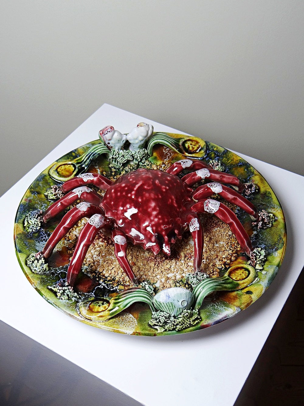 Vintage Plate Crab Caldas da Rainha Portugal