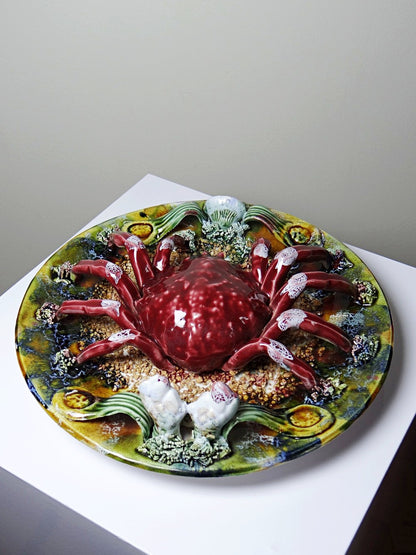 Vintage Plate Crab Caldas da Rainha Portugal