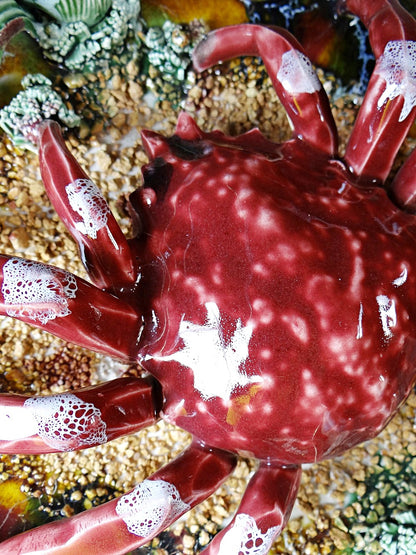 Vintage Plate Crab Caldas da Rainha Portugal