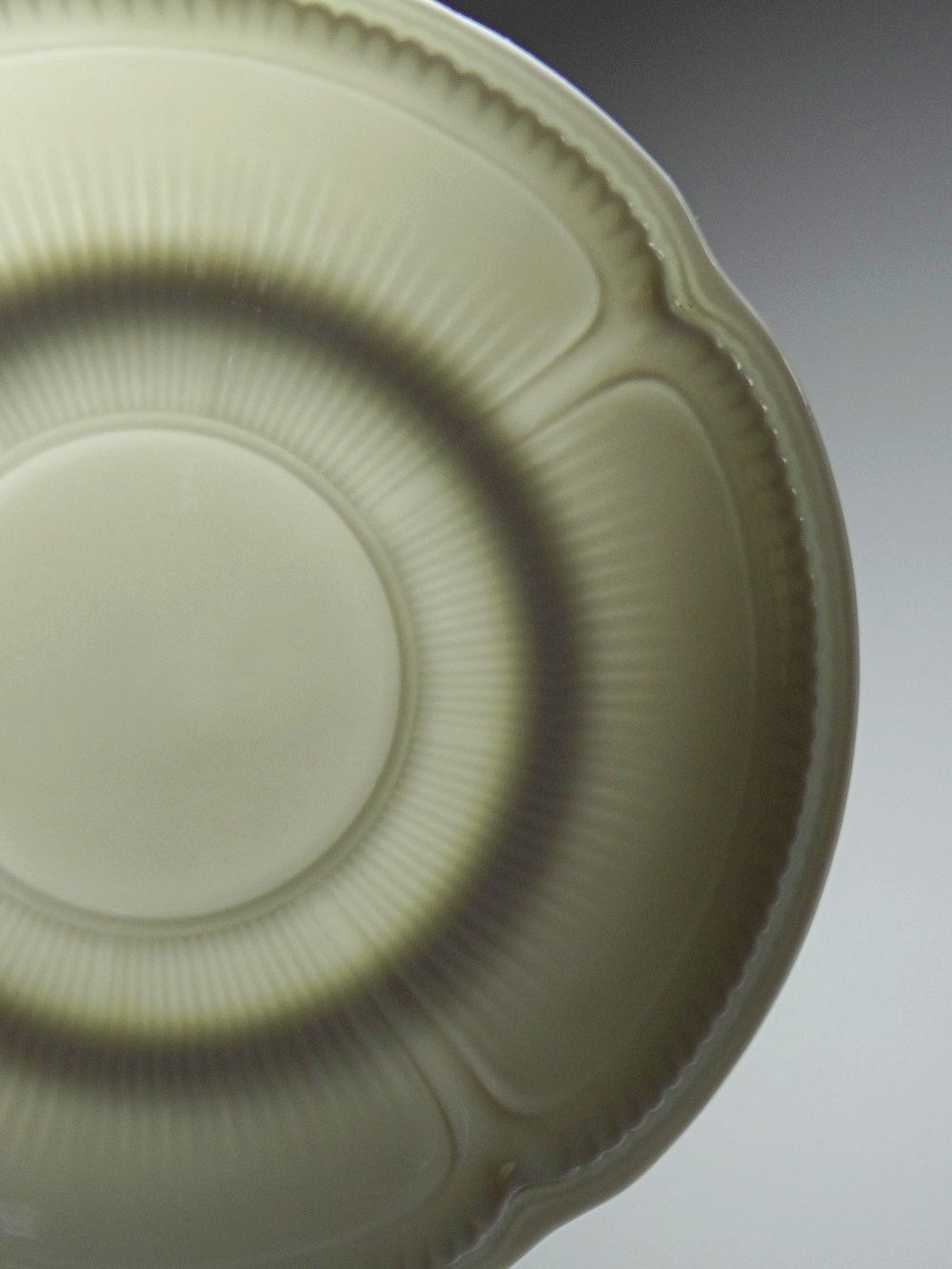 Set von 5 Vintage Tasse "Palm" von Bernardaud, zwei Henkel