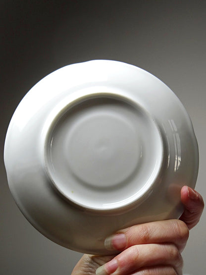 Set von 5 Vintage Tasse "Palm" von Bernardaud, zwei Henkel