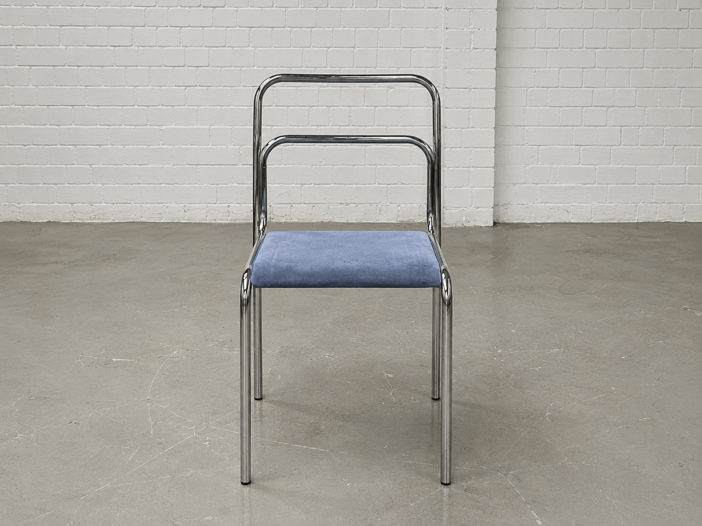 Vintage Bauhaus Stuhl aus Stahlrohr Kunstleder - Wunschfarbe