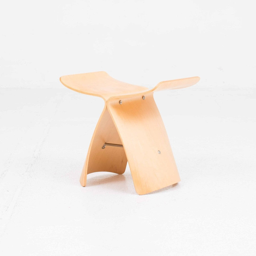 Hocker Butterfly von Sori Yanagi für Tendo Mokko aus gebogenem Sperrholz