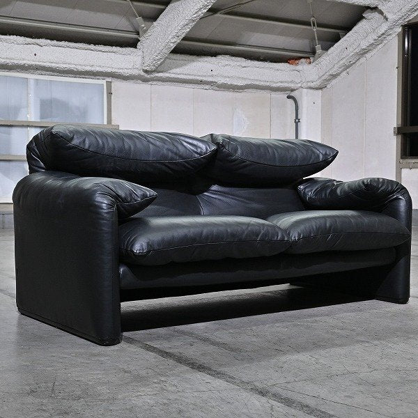 Vintage Sofa Maralunga von Vico Magistretti für Cassina